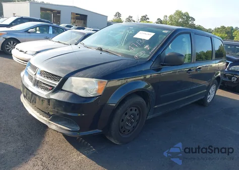 2014 Dodge Grand Caravan Se z USA, uszkodzony, nr VIN 2C4RDGBG6ER471307